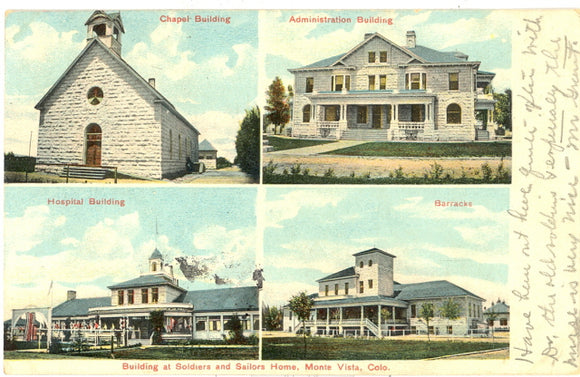 Buildings at Soldiers and Sailors Home, Monte Vista, CO - Carey's Emporium