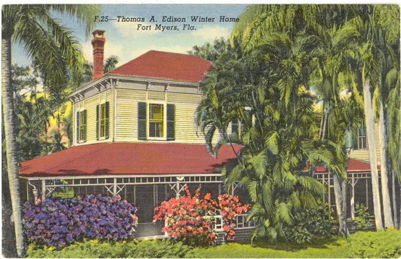 Thomas A. Edison Winter Home, Fort Myers, FL - Carey's Emporium