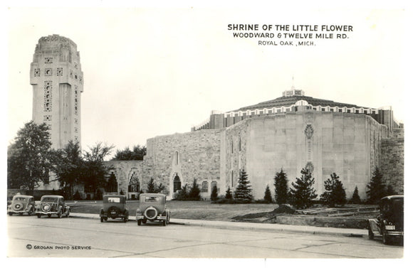 Shrine of the Little Flower, Woodward & Twelve Mile Rd., Royal Oak, MI - Carey's Emporium