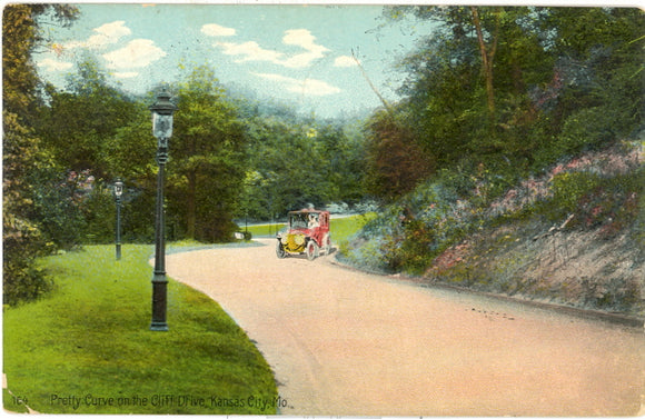 Pretty Curve on the Cliff Drive, Kansas City, MO - Carey's Emporium