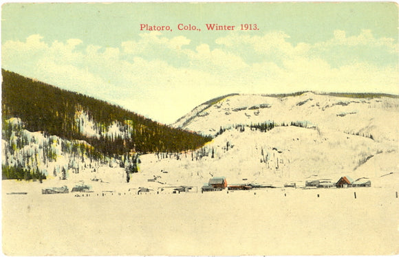 Platoro, CO, Winter 1913 - Carey's Emporium