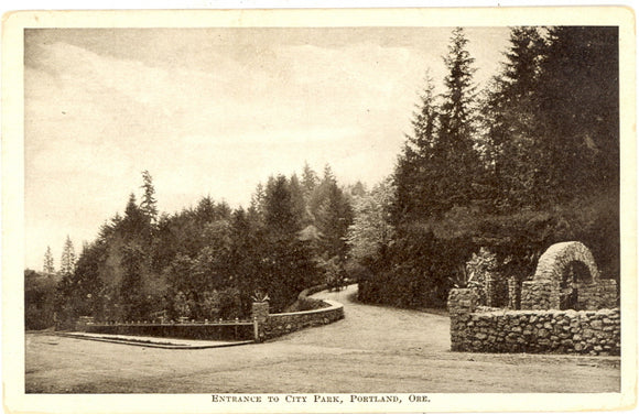 Entrance to City Park, Portland, OR - Carey's Emporium