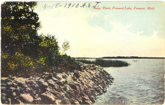 Stony Point, Fremont Lake, Fremont, MI - Carey's Emporium