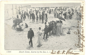 Beach Scene, Averne by the Sea, L. I., NY - Carey's Emporium