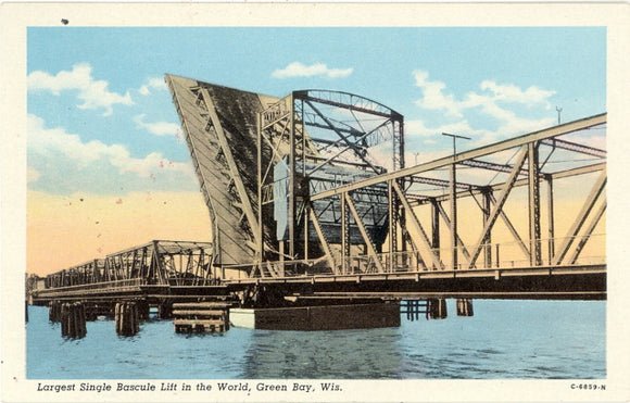 Largest Single Bascule Lift in the World, Green Bay, WI - Carey's Emporium