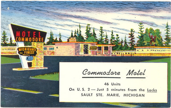 Commodore Motel, Sault Ste. Marie, MI - Carey's Emporium