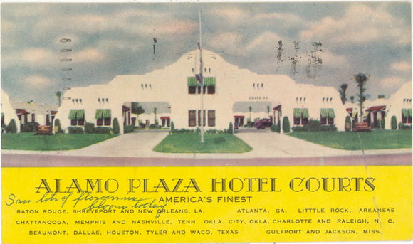 Alamo Plaza Hotel Courts, Shreveport, LA - Carey's Emporium