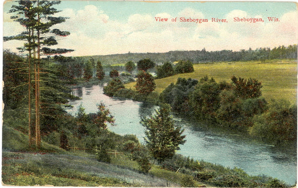 View of Sheboygan River, Sheboygan, WI - Carey's Emporium