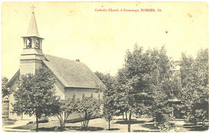 Catholic Church & Parsonage, Sumner, IA - Carey's Emporium