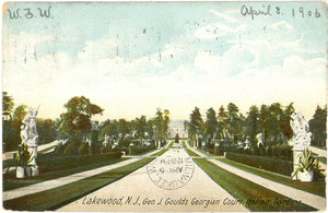 Geo. J. Gould's Georgian Court Italian Gardens, Lakewood, NJ - Carey's Emporium