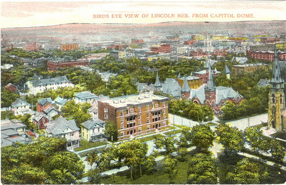 Birds Eye View of Lincoln, NE - Carey's Emporium