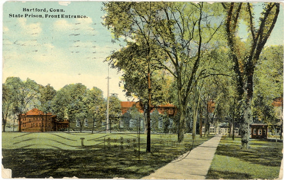 State Prison, Front Entrance, Hartford, CT - Carey's Emporium