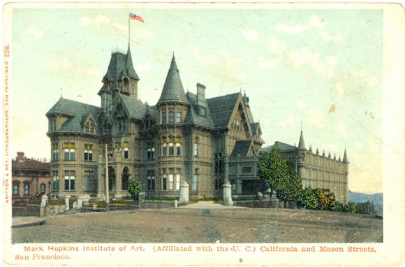 Mark Hopkins Institute of Art. (Affiliated with the U. C.) California and Mason Streets, San Francisco, CA - Carey's Emporium