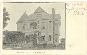 Residence of H. B. Clark, Pulaski, NY - Carey's Emporium