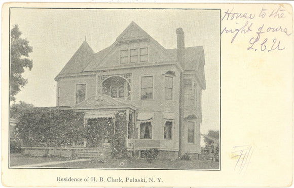 Residence of H. B. Clark, Pulaski, NY - Carey's Emporium