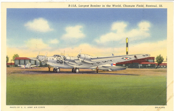 Largest Bomber in the World, Chanute Field, Rantoul, IL - Carey's Emporium