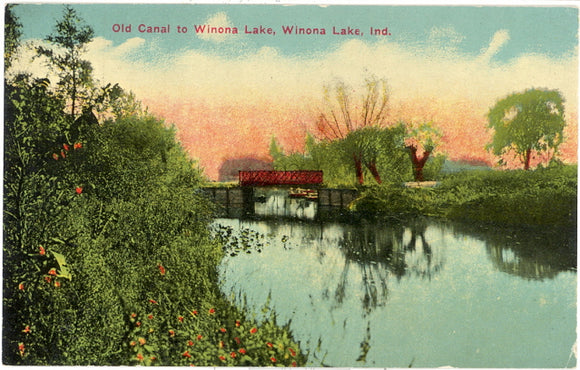 Old Canal to Winona Lake, Winona Lake, IN - Carey's Emporium