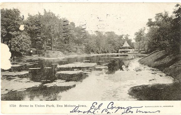 Scene in Union Park, Des Moines, IA - Carey's Emporium