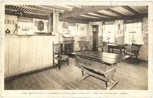 The Bar Room, Longfellow's Wayside Inn, South Sudbury, MA - Carey's Emporium