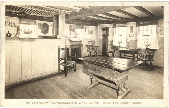 The Bar Room, Longfellow's Wayside Inn, South Sudbury, MA - Carey's Emporium