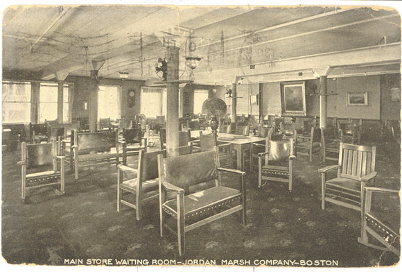 Main Store Waiting Room, Jordan Marsh Company, Boston, MA - Carey's Emporium