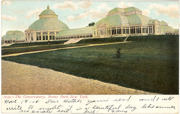 The Conservatory, Bronx Park, New York, NY - Carey's Emporium