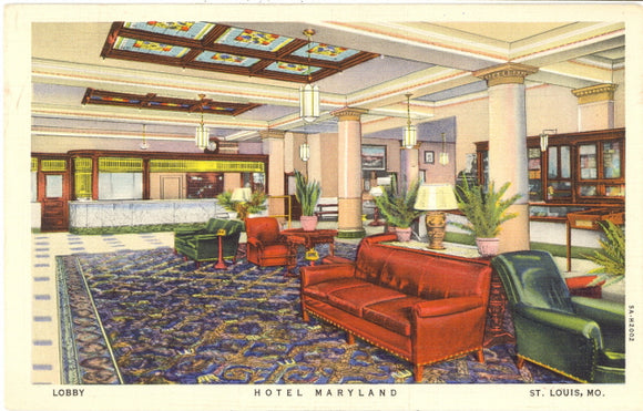 Maryland Hotel Lobby, St. Louis, MO - Carey's Emporium