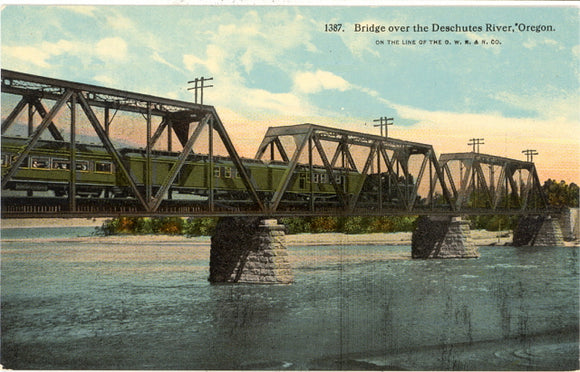 Bridge over the Deschutes River, OR - Carey's Emporium