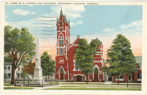 St. James M. E. Church and Soldiers' Monument, Augusta, GA - Carey's Emporium