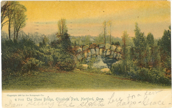 Elizabeth Park Stone Bridge, Hartford, CT - Carey's Emporium