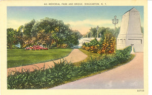 Memorial Park and Bridge, Binghamton, NY - Carey's Emporium