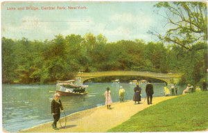 Lake and Bridge, Central Park, New York, NY - Carey's Emporium