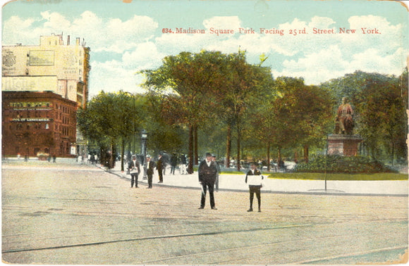 Madison Square Park Facing 23rd Street, New York, NY - Carey's Emporium