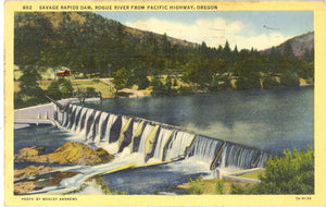 Savage Rapids Dam, Rogue River From Pacific Highway, OR - Carey's Emporium