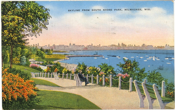 Skyline from South Shore Park, Milwaukee, WI - Carey's Emporium