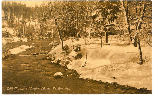 Winter at Shasta Retreat, CA - Carey's Emporium