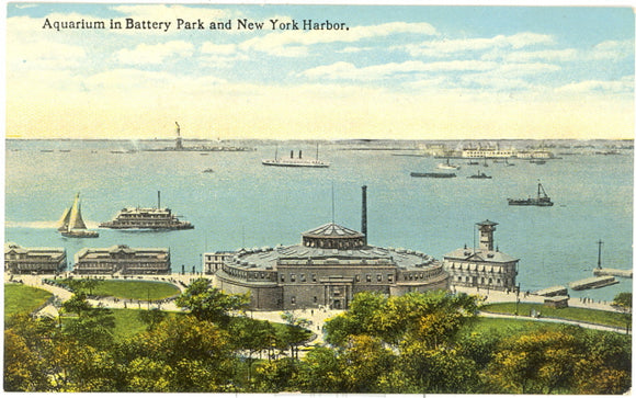 Aquarium in Battery Park and New York Harbor, New York City, NY - Carey's Emporium