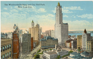 The Woolworth Building and City Hall Park, New York City, NY - Carey's Emporium