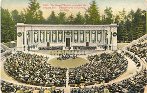 Greek Theatre, Erected in the Wooded Hills. University of California, Berkeley - Carey's Emporium