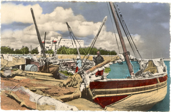 Boutres a Quai, Djibouti - Carey's Emporium