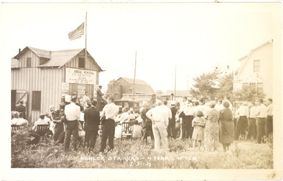 Kohler Strikers, 4 Years After, 7-31-38, Kohler, WI - Carey's Emporium