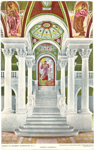 Minerva Stairway, Library of Congress, Washington, DC - Carey's Emporium