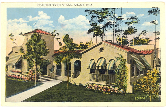 Spanish Type Villa, Miami, FL - Carey's Emporium