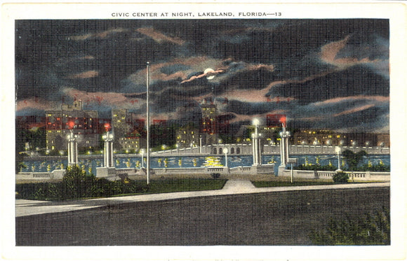 Civic Center at Night, Lakeland, FL - Carey's Emporium