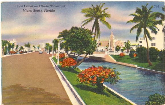 Dade Canal and Dade Boulevard, Miami Beach, FL - Carey's Emporium