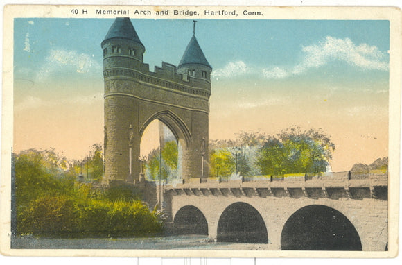 Memorial Arch and Bridge, Hartford, CT - Carey's Emporium