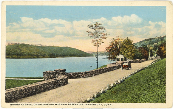 Round Avenue, Overlooking Wigwam Reservoir, Waterbury, CT - Carey's Emporium