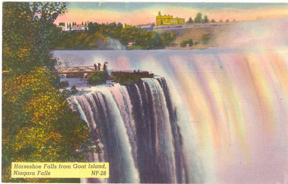 Horseshoe Falls From Goat Island, Niagara Falls, Ontario, Canada - Carey's Emporium