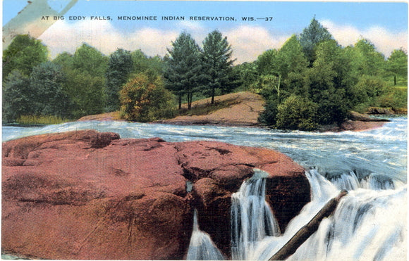 At Big Eddy Falls, Menominee Indian Reservation, WI - Carey's Emporium