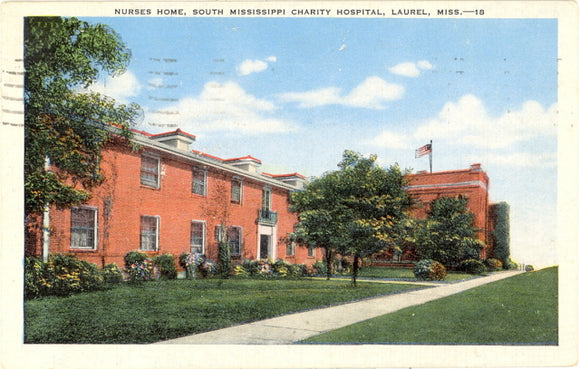 Nurses Home, South Mississippi Charity Hospital, Laurel, MS - Carey's Emporium